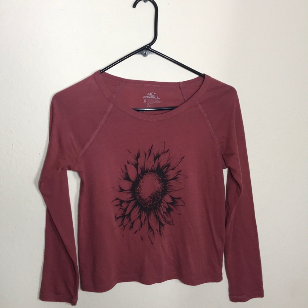 O’Neill crop 7/8 sleeve t-shirt